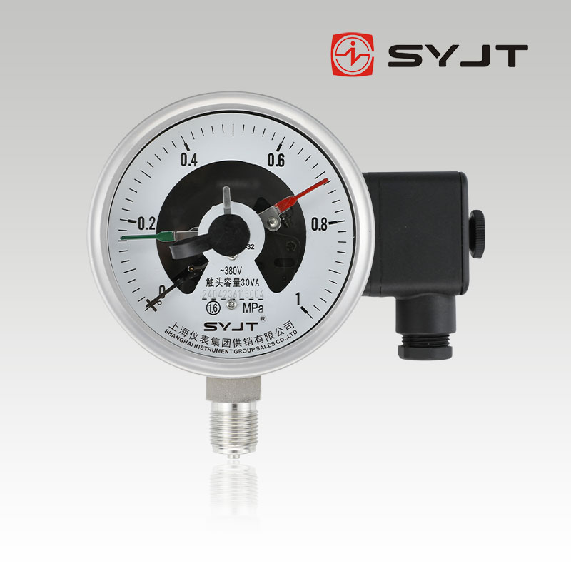 YXC-100BF不銹鋼電接點壓力表